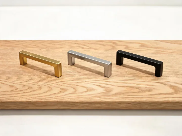 Cabinet hardware finish board