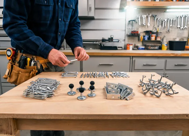 Remodeling contractor sorting hardware
