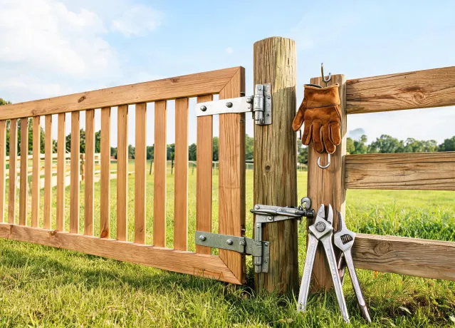 Farm and ranch gate hardware